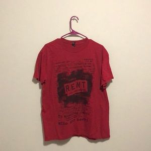 RENT The Musical 20th Anniversary Tour Shirt XL